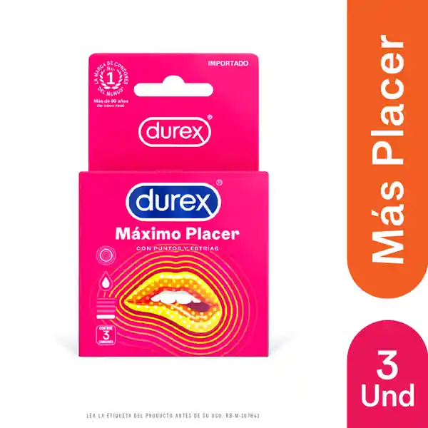 Durex Preservativos Máximo Placer