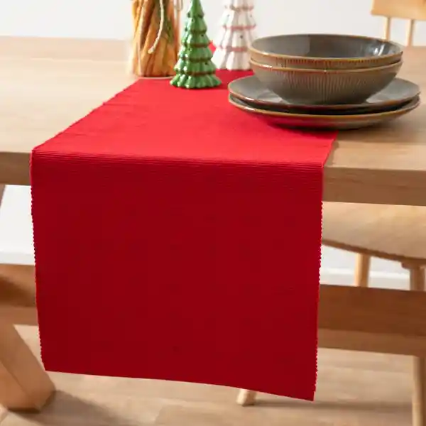 Camino de Mesa de Algodón 150 x 35 cm Casaideas