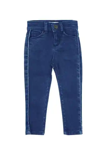 Jean Skinny Liberty 190 Bebé Niña Azul Talla 3 a 6 Meses Ficcus