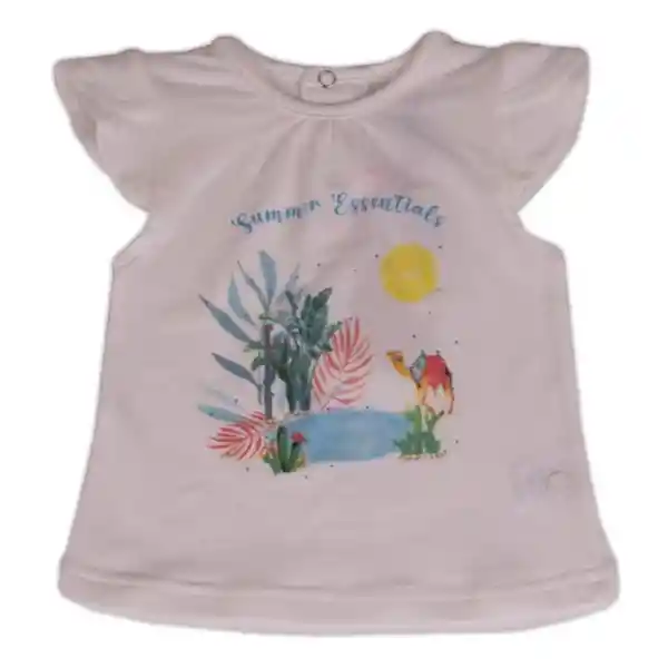 Polera Bebé Niña Blanco Talla 12 M Pvy645-23Bco Pillín