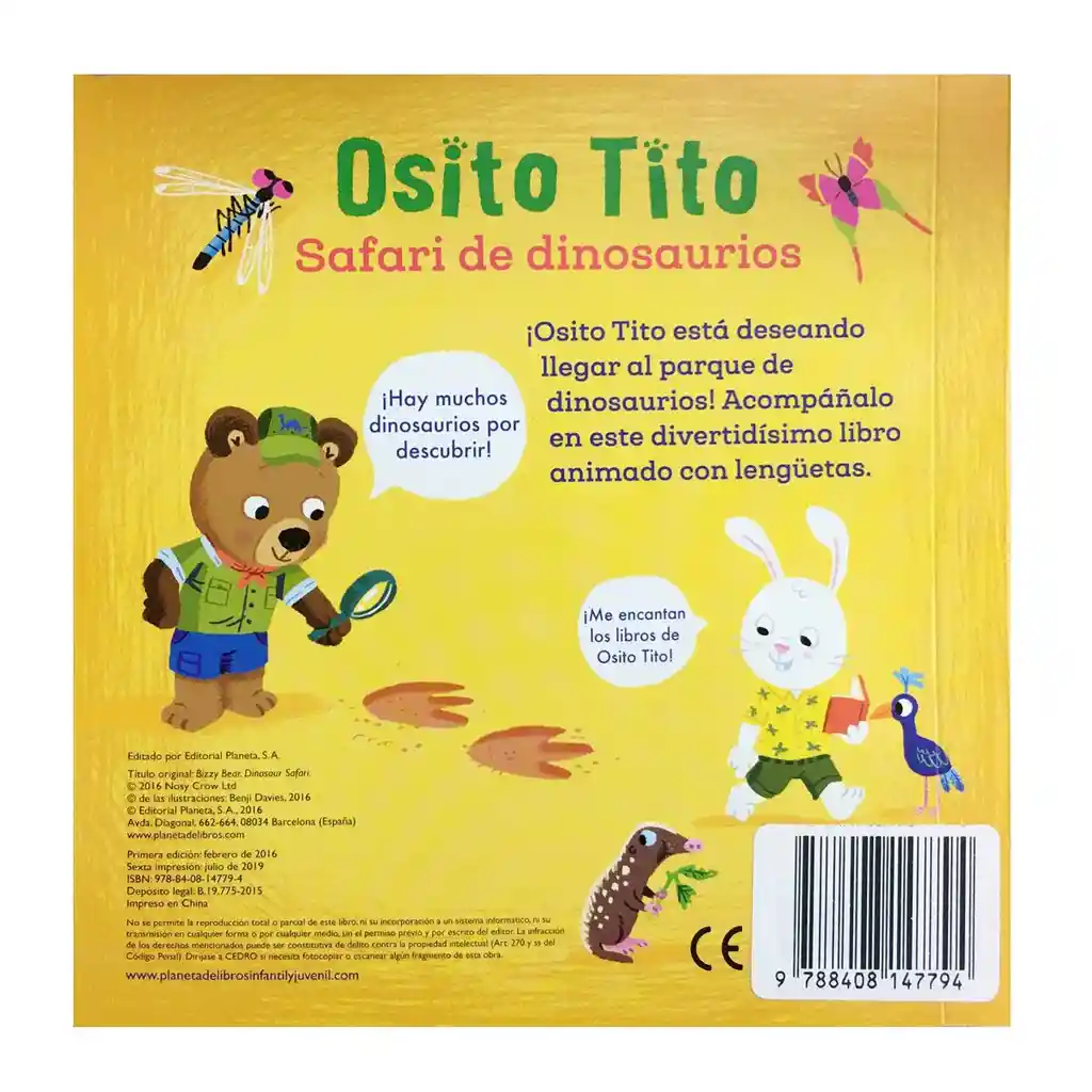 Osito Tito. Safari de dinosaurios