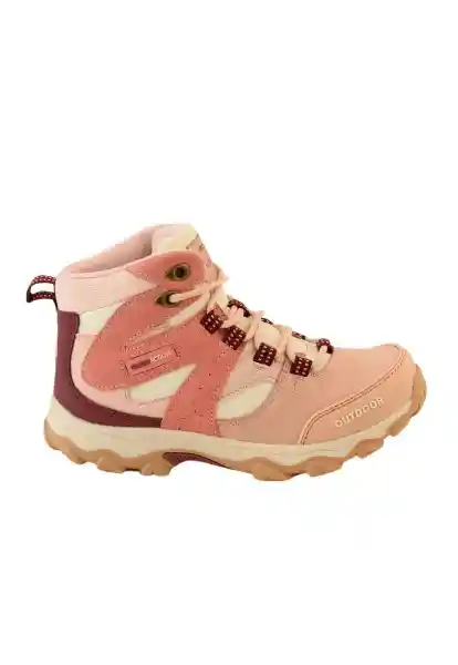 Zapatillas Outdoor Caña Cordón W24 Niña Rosado 29 913 Ficcus