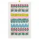 Paño Cocina de Algodón Velour Estampado Flor Casaideas