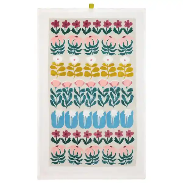 Paño Cocina de Algodón Velour Estampado Flor Casaideas