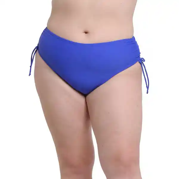 Bikini Calzón Cadera Ajustable Azul Talla L Samia