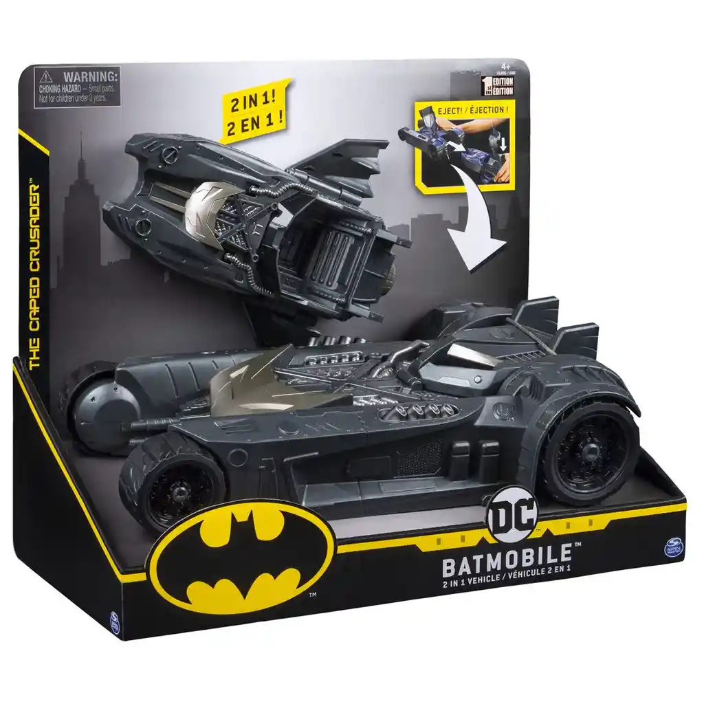 Spin Master Juguete Vehículo DC Batmobile Bat-Tech 2 en 1