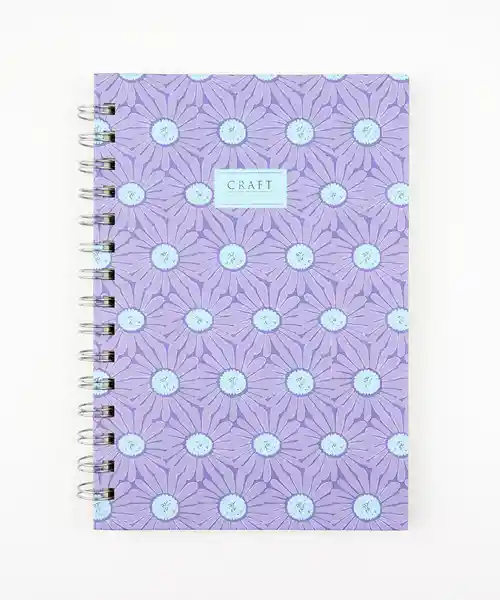 Lounge Cuaderno Pequeño Flores Lila