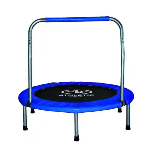 Trampolín Mini Con Apoyo Azul de 91 cm