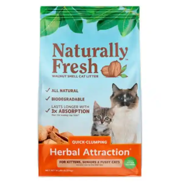 Naturally Fresh Arena Gato Natural Aglutinante Atrayente Herbal