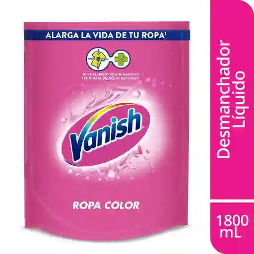 Vanish Quitamanchas Líquido Rosa Doypack 1.8L
