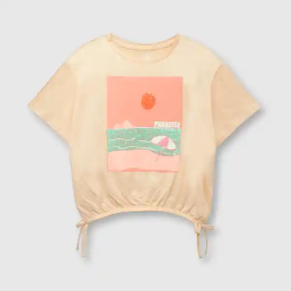 Polera Sunset de Niña Damasco Talla 8A Colloky