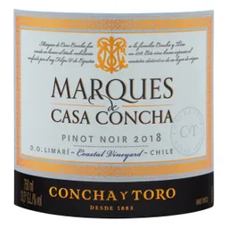 Marqués De Casa Concha Pinot Noir 2016 Botella