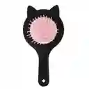 Miniso Cepillo Para Cabello en Forma de Gato Negro Con Rosa