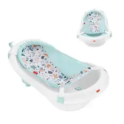 Fisher Price Bañera 4 en 1 Con Soporte y Asiento Para Bebé