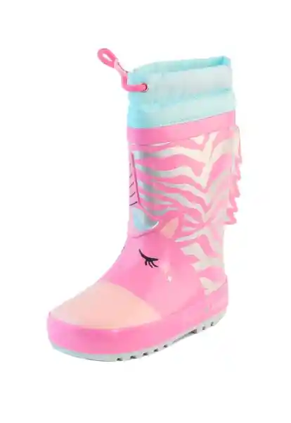 Botas de Agua Andante Niña Rosado 25 867 Ficcus