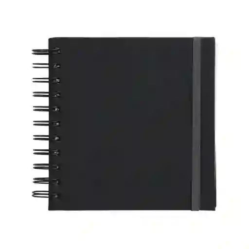 Cuaderno Cuadrado Espiral Pu 120 Hojas Con Puntos