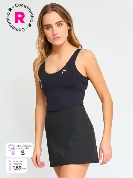 Head Short Balda Mujer Negro M SS25
