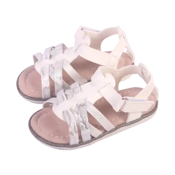 Sandalias Bebe Niña Blanco Pillin 20