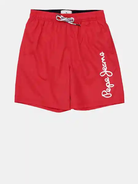Pepe Jeans Pantaloneta Traje Baño Waldo Rojo Talla 16 V26