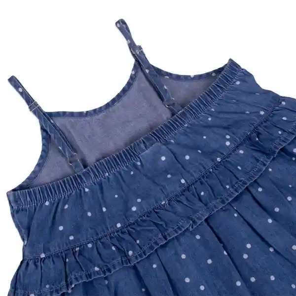 Vestido Niña Denim Talla 2 A Pillín