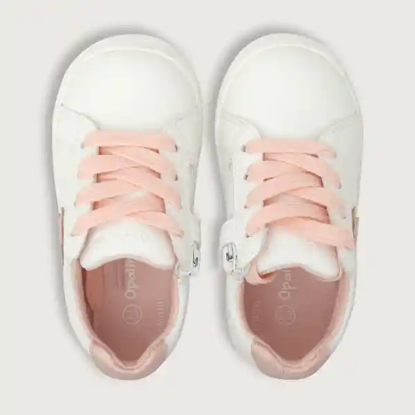 Zapatillas Urbana Estrella Niña Blanco Talla 27 Opaline