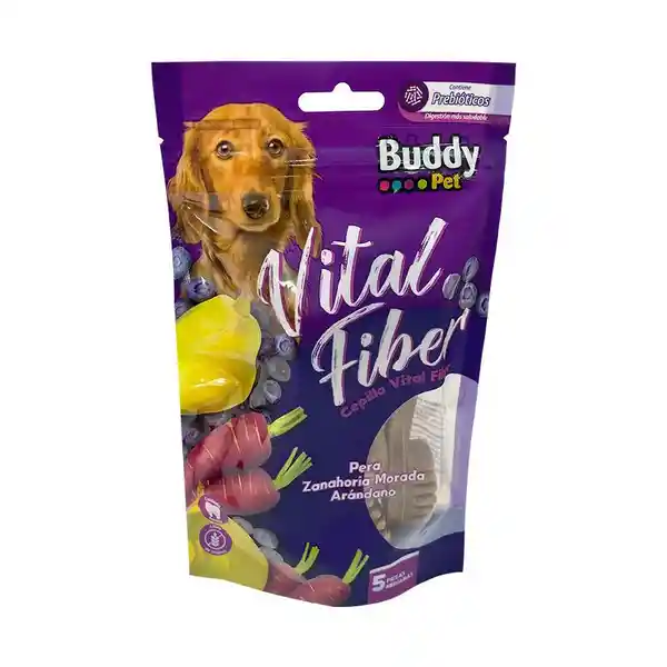 Buddy Snack Para Perro Vital Fiber Brush