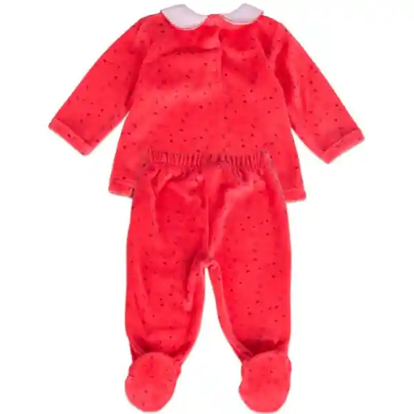 Conjunto Plush Bebé Niña Coral Talla 1 M