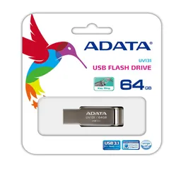 Adata Flash Drive 64Gb 3.0 Gris UV131-64G-RGY