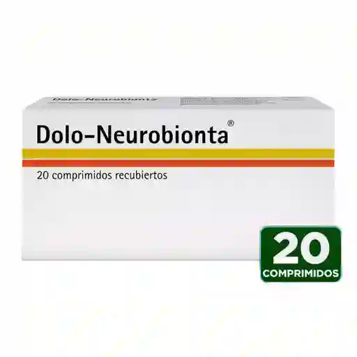 Dolo Neurobionta Analgésico-Antiinflamatorio (20 mg/50 mg/50 mg/50 mg) Comprimidos Recubiertos