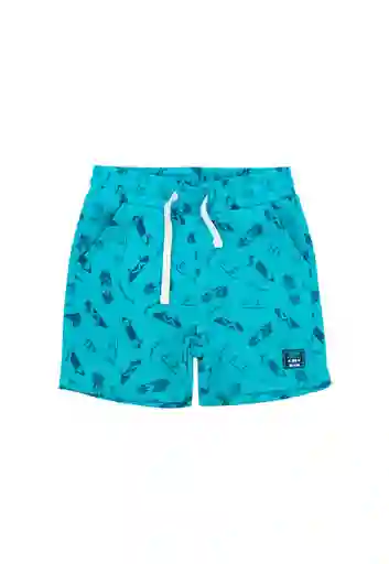 Bermuda Estampada Day to Day Kids Esmeralda 04 731