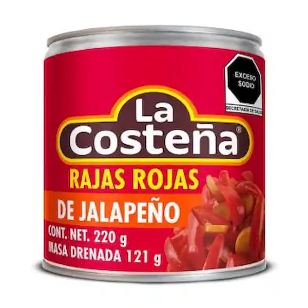 La Costeña Rajas Rojas Jalapeño En Escabeche