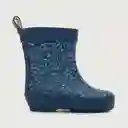 Botas de Agua Estampado de Niño Azul Talla 28 Opaline