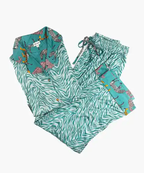 Pijama Dreamy Camisero Manga Corta Wild Green Talla XL Lounge