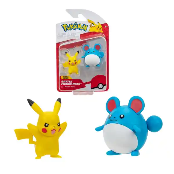 Pokémon Set Figuras de Marill & Pikachu 8 cm