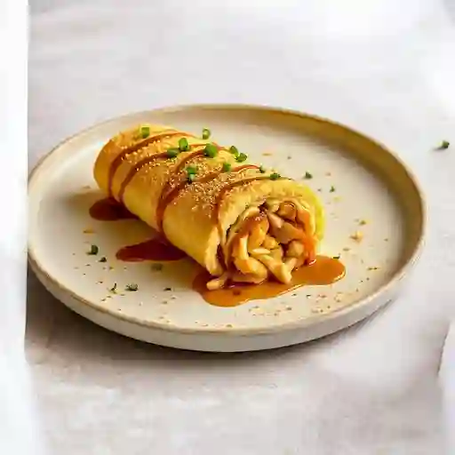 Roll Panko: Pollo Teriyaki-Queso Crema-Cebollin