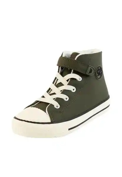 Zapatillas Day To Day Caña Velcro Niño Verde 28 943 Ficcus