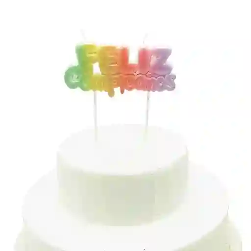 Vela Feliz Cumpleaños Pastel