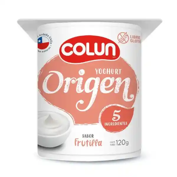 Colun Yoghurt Origen Frutilla