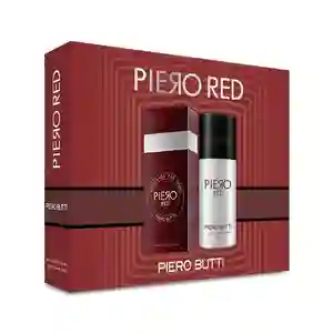 Piero Butti Set Perfume Hombre Red Fragancia + Desodorante