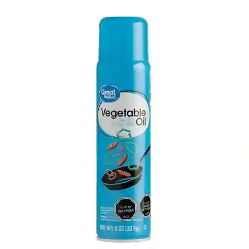 Aceite Aerosol Vegetal Great Value