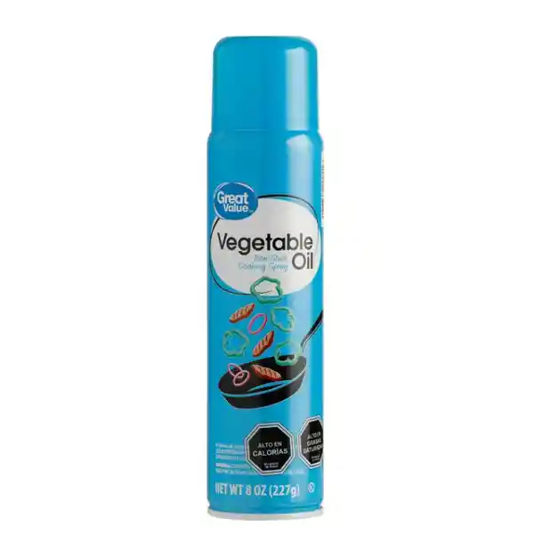 Aceite Aerosol Vegetal Great Value
