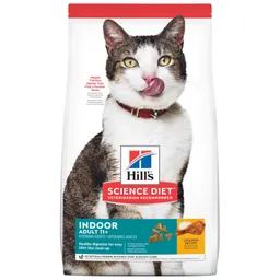 Hills Science Diet Alimento para Gato Adulto Indoor 11+