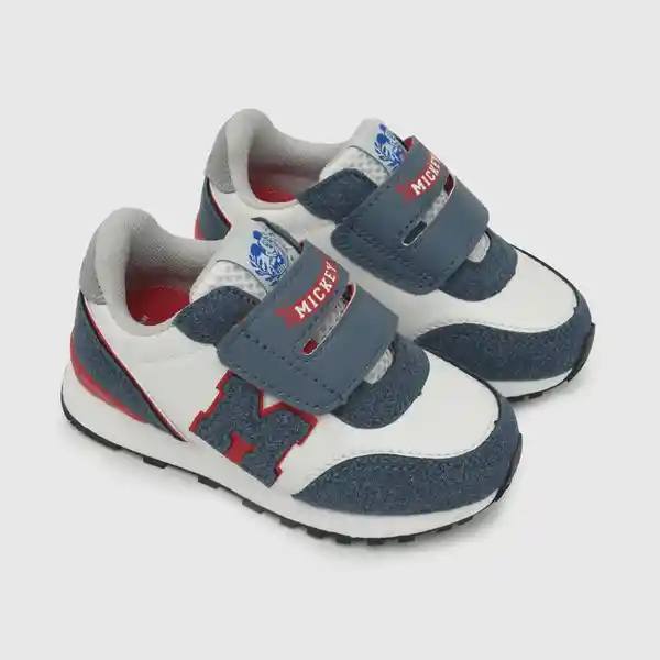 Zapatillas Para Niño Velcro Jogger Prepi Azul Talla 22 Colloky