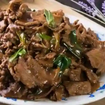 Carne con Salsa de Ostra