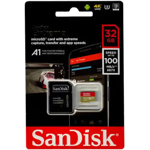 Sandisk Memoria Micro Sdxc Extreme Uhs1 32 Gb