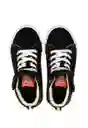 Zapatillas Urbana Caña Velcro W24 Niño Negro 29 924 Ficcus