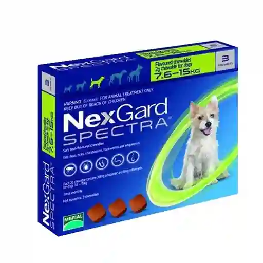Nexgard Antiparasitario Spectra 7.6 - 15 Kg