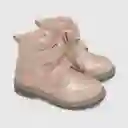 Botines Dos Velcros Metalizado Para Niña Rosado Talla 26 Colloky