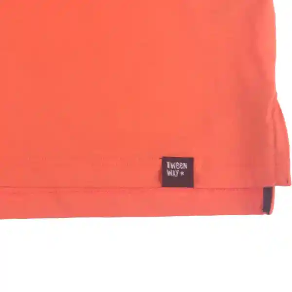 Polera Niño Naranja Pillin 14