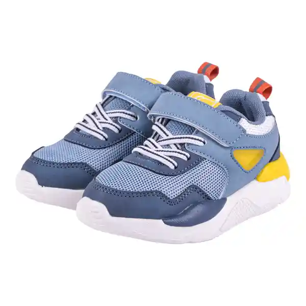 Zapatillas Bebe Niño Azul Pillin 22